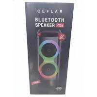 ราคา Ceflar PX 8 ตู้ลำโพงเคลื่อนที่ 8 นิ้ว มีไมค์ลอย 2 ตัว (45102286281)