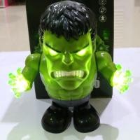 ราคา ตุ๊กตาหุ่นยนต์เต้นได้ ตุ๊กตาเต้น หุ่นฮีโร่เต้น Dance hero hulk มีไฟมีเสียง ยักษ์เขียว Marvel หุ่นยนต์เต้น ซุปเปอร์ฮีโร่ (4918968637)