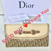 ราคา กระเป๋าสตางค์ ใบยาว Christian Dior แท้% (843833532)