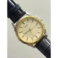 ราคา Seiko Quartz ref.7N01-7140 ปัดทอง วินเทจ Japan เดินปกติ ผลิตปี 1981 (40822667378)