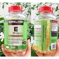 ราคา Kirkland Signature Vitamin E 180mg 500เม็ด (11629357425)
