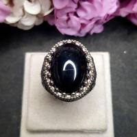 ราคา แหวนพลอย นิลแท้ เงินแท้925 (29505643531)