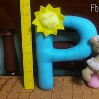 ราคา อักษรผ้า ขนาดใหญ่เท่าA4Baby Banner โมบาย ป้ายชื่อลูกน้อย/คนรัก (73433380)