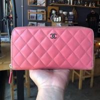 ราคา USED : CHANEL Zippy Lamb Long Wallet (7813274509)