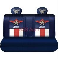 ราคา หุ้มเบาะหลัง หนังPVC ลิขสิทธิ์แท้ ลาย Captain America (7901862456)