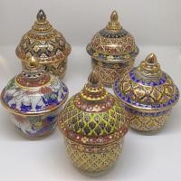 ราคา โถเบญจรงค์​ ขนาดเล็ก เกรดพรีเมียม (41311164113)