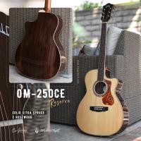 ราคา Guild OM-250CE "Reserve" Natural กีตาร์โปร่งไฟฟ้าทรง OM Cutaway สเปค Top Solid (Sitka Spruce / Rosewood) (11614189880)