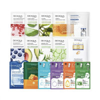 ราคา BIOAQUA มาส์กหน้าคละสูตร สารสกัดธรรมชาติ ความชุ่มชื้น ใบหน้า Skincare Mask สิว (40165074917)