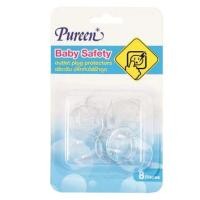 ราคา ปลั๊กกันไฟดูด PUREEN 8 ชิ้น ป้องกันกระแสไฟฟ้า กันไฟดูด ปิดรูปลั๊กไฟ ป้องกันอุบัติเหตุ สีใสไม่ดึงดูดให้เด็กเล่น (23822293811)