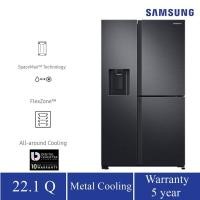 ราคา Samsung ตู้เย็น SBS RS65R5691B4/ST พร้อมด้วย Digital Inverter , 22.1Q 625 L (5926800952)