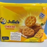ราคา Julie's CHEESE CRACKERS ขนมปังกรอบรสชีส ปริมาณสุทธิ 100 กรัม (27232207770)