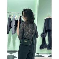 ราคา Prada สไตล์ใหม่ Exclusive First Launch เพดานเกรดสไตล์ใหม่ Prada กระเป๋าสะพายหนังสิทธิบัตรผู้หญิง, กระเป๋าข้ามร่างกาย, กระเป๋าคลัทช์, แถบเอฟเฟกต์บน, รีบสตาร์ทกันเถอะ (55704006335)