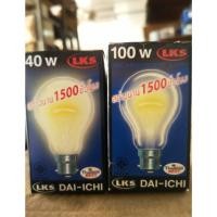 ราคา (ขั้วเขี้ยว)​ หลอดไส้ 100W หลอดไฟ ขั้วเขี้ยวงู ให้ความร้อน DAI-ICHI ไดอิชิ ขั้ว B22 (29065782164)