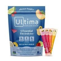 ราคา Exp.04/26 Ultima Replenisher Hydration Electrolyte Powder Drink Mix, Sugar-Free Mocktini Variety Pack, 16 Ct (25339591010)