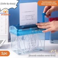 ราคา COD A4 เครื่องย่อยกระดาษ ตัดกระดาษแบบมือหมุน เครื่องทำลายเอกสารมินิ เครื่องย่อยกระดาษสินค้ามีคุณภาพ (22748286659)