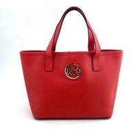 ราคา กระเป๋า Michael Kors like new! แท้ % สวยมากก สีแดง สดใส ลุคคุณหนู ด้านนอกเป็นหนังซับในผ้า (10356429860)