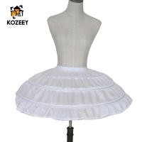 ราคา [KOZEEY] Girl 3 Hoops Petticoat อินเทรนด์กระโปรงสําหรับการแสดงบนเวทีแต่งตัวของขวัญ (43327192942)
