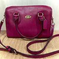 ราคา Coach Mini Bennett Satchel Crossbody - สีชมพูบานเย็น (Fuchsia) (28635305079)