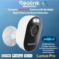 ราคา Reolink Lumus Pro 8MP WiFi 6 กล้อง WiFi ในร่มกลางแจ้งพร้อมสปอตไลท์สีขาว (45551501768)
