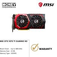ราคา การ์ดจอ MSI GTX 1070 Ti GAMING 8G (12094791994)