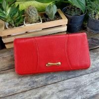 ราคา กระเป๋าสตางค์ Guy Laroche แท้ สีแดงสด ฉ่ำมากค่ะ หนังคุณภาพดี (3208253664)