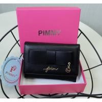 ราคา กระเป๋าสตางค์ใบกลาง หน้าโบว์ แบรนด์ Pimmy (8814273942)