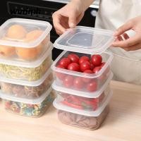 ราคา Wurimh924yyi กล่องเก็บของในตู้เย็น, ตะแกรงตายายพลาสติกวางซ้อนกันได้, พร้อมฝาปิดคอนเทนเนอร์อาหารสี่เหลี่ยมปิดผนึก (29131139444)