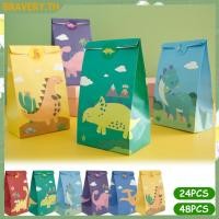 ราคา 24/48 ชิ้นไดโนเสาร์ถุงกระดาษ Thicken ไดโนเสาร์ Party Favor กระเป๋าไดโนเสาร์ Goodie กระเป๋าสติกเกอร์ SHOPCYC7761 (28567448912)