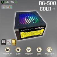 ราคา แหล่งจ่ายไฟ Raptor RG-500 500W Gaming Gold + พัดลม RGB (25647094081)