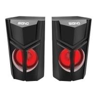 ราคา SIGNO LED 2.0 Gaming Speaker รุ่น SAGGIO SP-614 (ลำโพง เกม์มิ่ง) (24680695150)