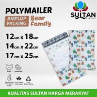 ราคา Polymailer ซองพลาสติกบรรจุ Bear Family Motif Polymailer Unit (49251196790)