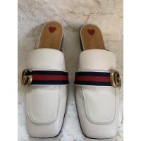 ราคา รองเท้า Gucci Leather slipperไซส์ 37.5แท้ 100000%อุปกรณ์ถุงผ้า (11266794790)