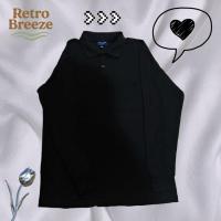 ราคา เสื้อโปโลแขนยาวสีดำ มือสอง สภาพดี (40276952134)