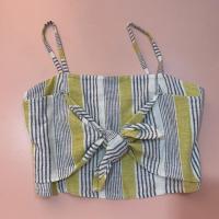 ราคา เสื้อครอป สายเดี่ยว Bershka EUR S/ USA S (3416873012)