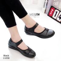 ราคา รองเท้าคัชชู หนังนิ่ม สบาย พื้น สุขภาพ *ดำ แทน แดง ครีม (1904250987)
