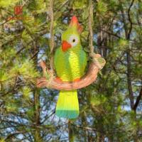 ราคา [UsusexaMY] แขวนรูปปั้นนกแก้วเครื่องประดับตกแต่งเหมือนจริงหัตถกรรมสะสมนกหุ่นสําหรับในร่มกลางแจ้งต้นไม้สวนสนามหญ้าบ้าน (26789729295)