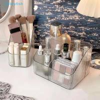 ราคา tuilieyfish Desktop Five Grid Storage Box,โปร่งใสTrapezoidalอะคริลิคโต๊ะเครื่องแป้ง,ในครัวเรือนLipและเครื่องสําอางSorgกล่องIH (28004967921)
