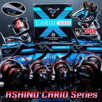 ราคา รอกสปินนิ่ง อาชิโน่ ASHINO CARIO 1000/2000/3000/4000/5000/6000 (BLACK RED) (25984613852)