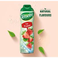 ราคา Teisseire Strawberry Syrup ไซรัป สตอเบอรี่ เตสแซร์ ไซรัปจากฝรั่งเศส Le sirop Fraise 600 ml. (14135626126)