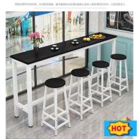 ราคา โต๊ะบาร์ & เก้าอี้บาร์สูง โต๊ะบาร์ยาวพิเศษ เคาน์เตอร์บาร์ โต๊ะทานอาหารไม้ โต๊ะอาหาร (29107357747)