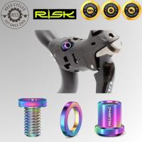 ราคา RISK Titanium Shifter Clamp Bolt ชุดจักรยานเกียร์ Lever สกรูยึดสําหรับ Shimano R8000 SRAM Force (54053062332)
