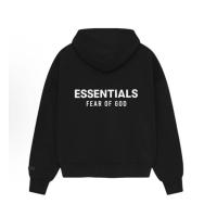ราคา เสื้อสเวตเตอร์มีฮู้ด Essentials Fear of God ผ้าฟลีซลายพิมพ์นูน (42617555487)