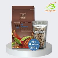 ราคา ช็อกโกแลต คาเคาแบร์รี่ Dark Chocolate Mi-Amère 58% Cacao Barry (250 กรัม/1 กก.) (ส่งรถเย็น เลือก Seller Own Fleet) (16662022135)