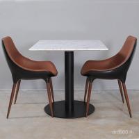 ราคา โต๊ะรับประทานอาหารโต๊ะรับประทานอาหาร ร้านกาแฟนอร์ดิกหินอ่อนกินสีขาวเฟอร์นิเจอร์ที่เรียบง่ายสี่เหลี่ยมร้านอาหารตะวันตกแผนกต้อนรับส่วนหน้า (46452441613)