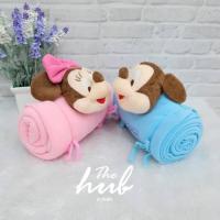 ราคา ผ้าห่มม้วนมิกกี้ มินนี่ (1250773425)
