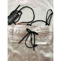 ราคา pitcha บราลูกไม้ดำ new size s (24393353891)