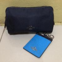 ราคา ของแท้ 100% กระเป๋าเครื่องสำอาง coach มือสอง (4734628663)