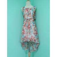 ราคา เดรสยาว ลายดอก งานป้าย FOREVER 21 หน้าสั้นหลังยาว (4938993892)