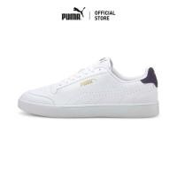 ราคา PUMA BASICS - รองเท้ากีฬา Shuffle Perforated Trainers สีขาว - 38015005 (22461426201)