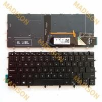 ราคา ใหม่สําหรับ Dell XPS 13 9380 9370 9305 7390 p82g แล็ปท็อป US English backlit คีย์บอร์ดสีดํา (55203466970)